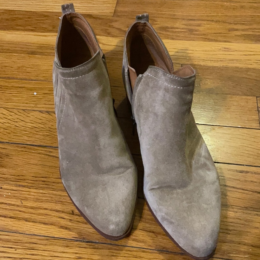 Franco Sarto suede booties